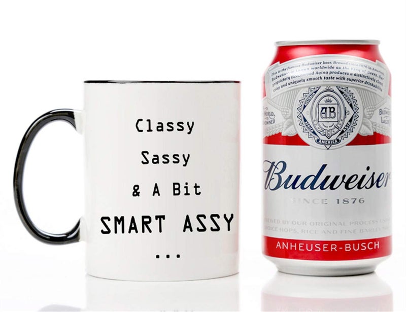 Mecai Funny Women Gifts - Classy Sassy And A Bit Smart Assy - 11 OZ Coffee Mugs - Inspirational gifts and sarcasm,Unique Birthday Gift or Present idea For Women - Image 4